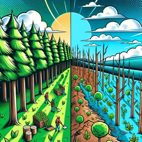 Forêts et Sylviculture : Reforestation et Déforestation