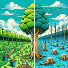 Forêts et Sylviculture : Reforestation et Déforestation