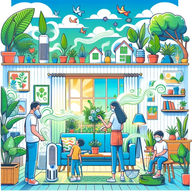 5 astuces pour réduire la pollution de l'air à la maison