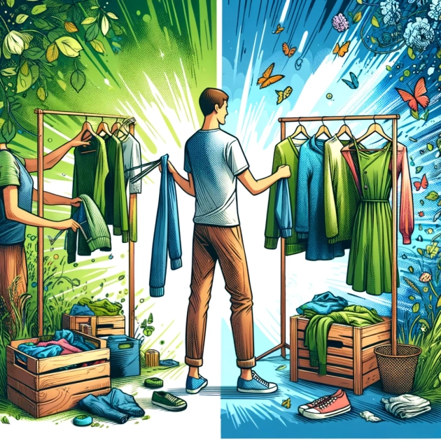 Comment adopter une garde-robe éco-responsable en réduisant les achats de vêtements neufs