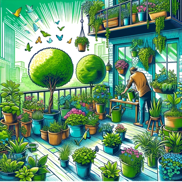 Comment entretenir efficacement une forêt urbaine sur son balcon ou sa terrasse
