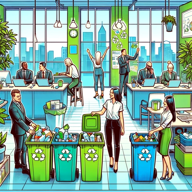 Comment mettre en place un programme de recyclage au bureau