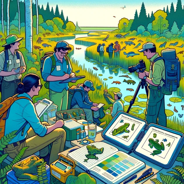 Comment participer à des programmes de recensement pour protéger les amphibiens locaux