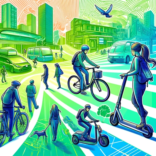 Comment réduire son empreinte carbone en adoptant des modes de transport doux au quotidien