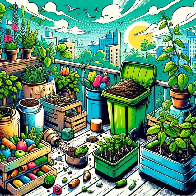 Des solutions innovantes pour valoriser les déchets organiques dans votre jardin ou sur votre balcon