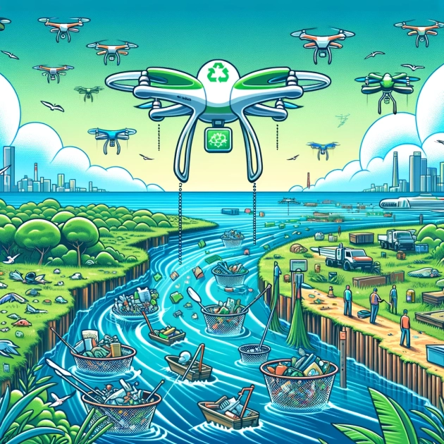 Drones de dépollution : Comment les nouvelles technologies contribuent à nettoyer l'environnement