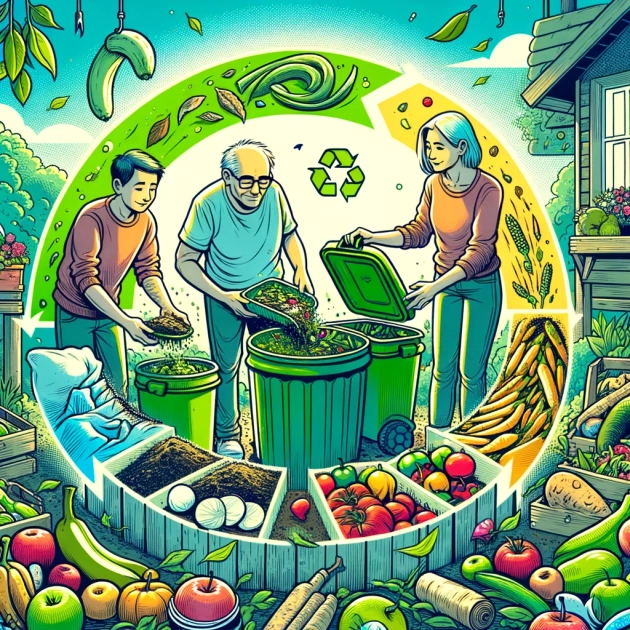 Économie circulaire : Comment réduire le gaspillage alimentaire grâce au compostage domestique