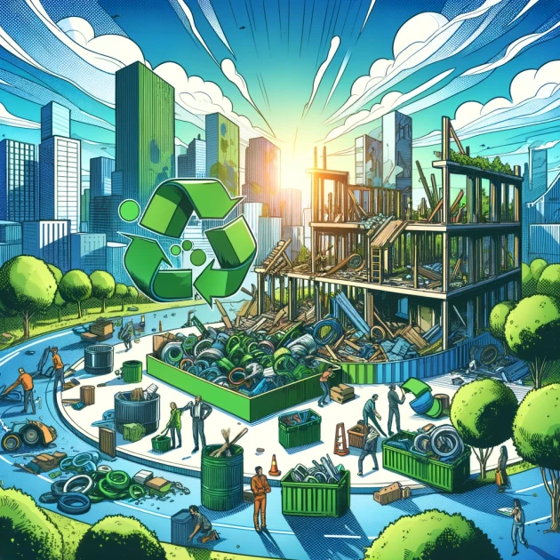 Économie circulaire : réduire l'empreinte carbone grâce à la réutilisation des matériaux de construction