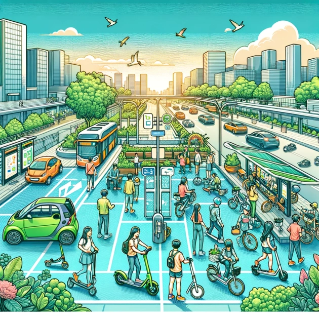 Éducation à la mobilité intelligente : sensibiliser au partage des véhicules et à l'intermodalité
