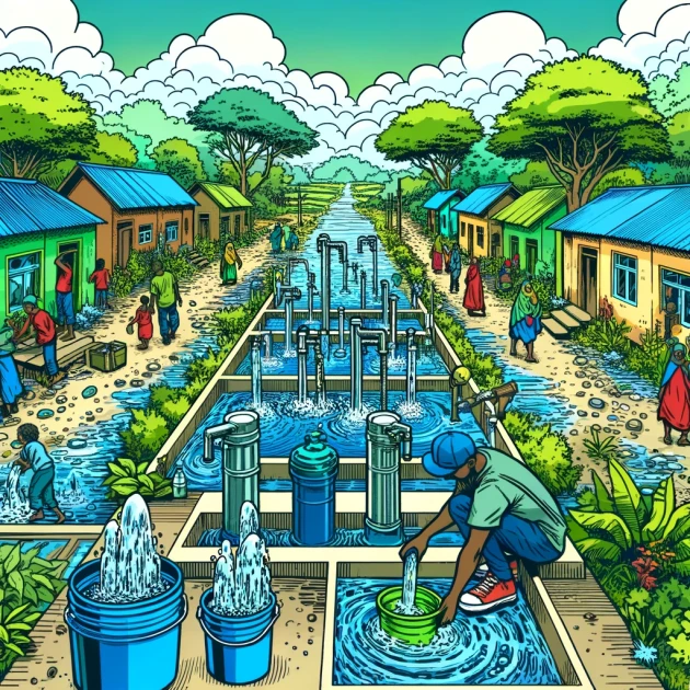Équité sociale et accès à l'eau potable : Solutions communautaires durables et exemples réussis