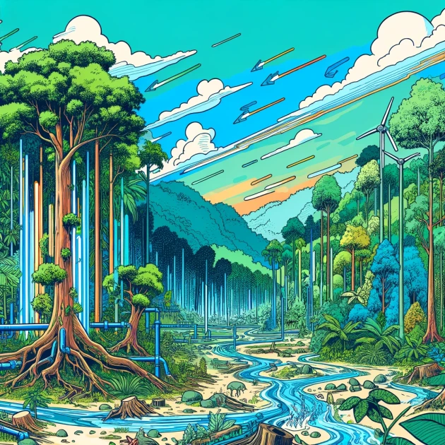 Évaluation des services écosystémiques des forêts dans un contexte de dérèglement climatique