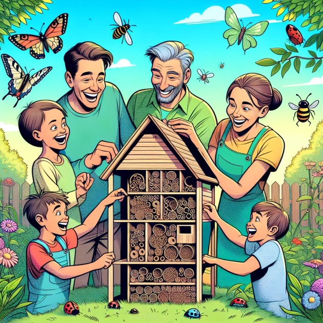 Fabriquer un hôtel à insectes en famille : une activité ludique pour sensibiliser à l'importance des espèces auxiliaires
