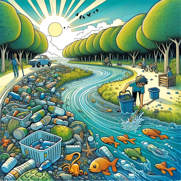 Gestion des ressources en eau : réduire les déchets plastiques pour préserver la biodiversité des cours d'eau