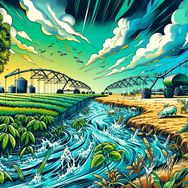 Impact de l'agriculture sur l'épuisement des ressources hydriques