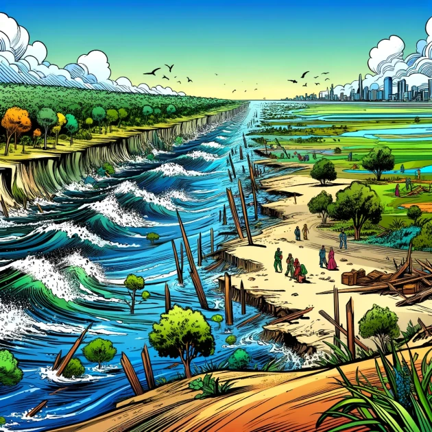Impact de l'érosion côtière sur les populations riveraines : défis et solutions pour la résilience des zones littorales