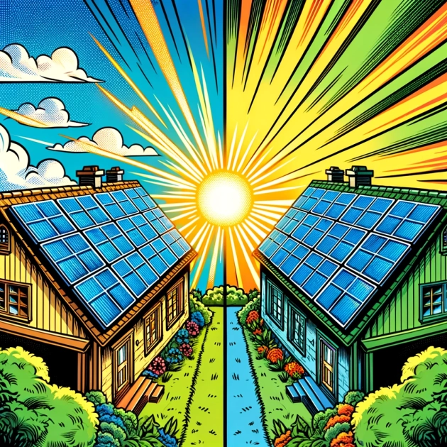 Impact de l'orientation des toits sur l'efficacité des installations solaires domestiques