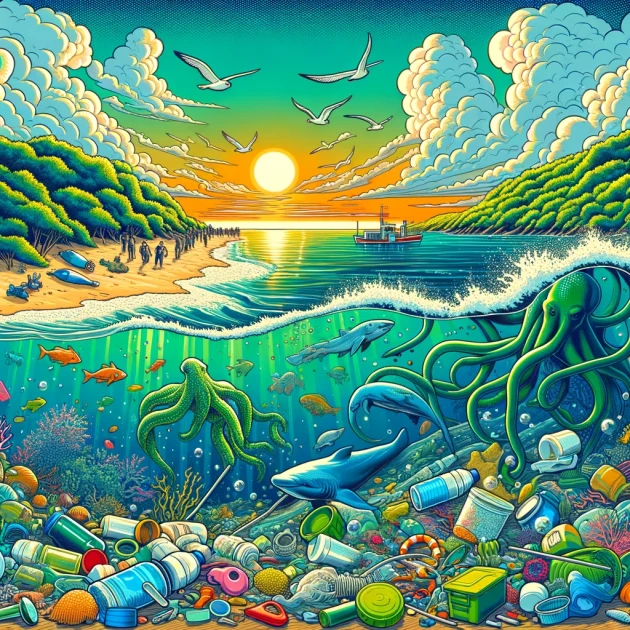 Impact de la pollution plastique sur les écosystèmes marins