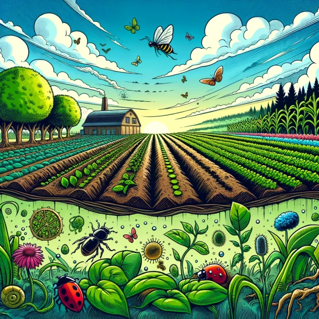 Impact des pratiques agricoles durables sur la biodiversité des sols