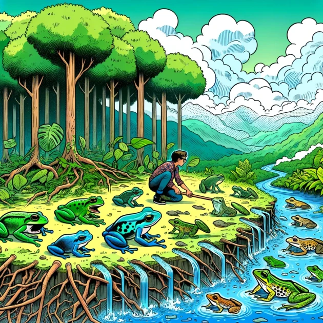 Impacts de la déforestation sur les écosystèmes amphibiens en amazonie