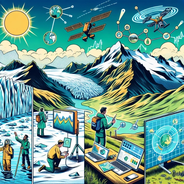L'évolution des glaciers alpins en Europe : méthodes scientifiques d'observation et prédictions climatiques à l'horizon 2100