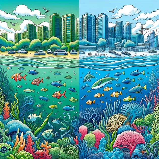 La biodiversité en prise avec l'urbanisation: sauvegarde des écosystèmes marins cotiers