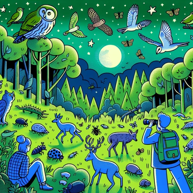 La faune nocturne en forêt : bonnes pratiques pour l'observer sans perturber la biodiversité locale