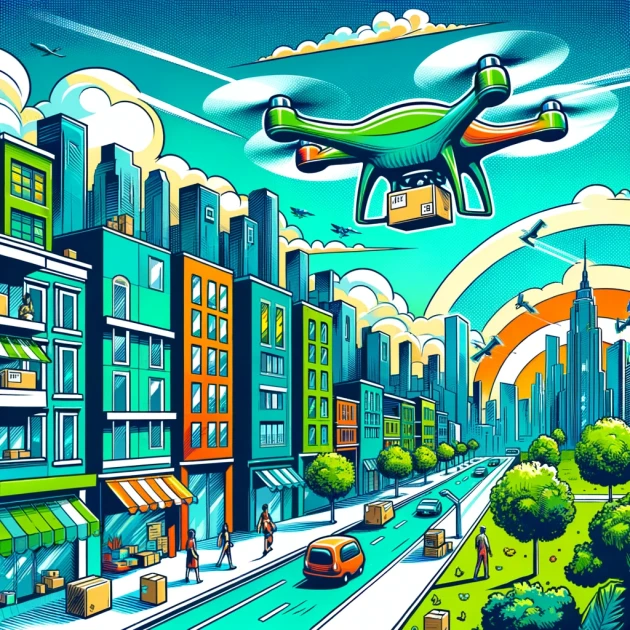La livraison par drone : l'impact sur la logistique urbaine