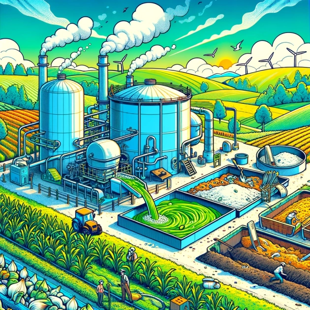 La méthanisation des déchets agricoles : une méthode innovante pour produire de l'énergie renouvelable tout en réduisant les émissions de gaz à effet de serre
