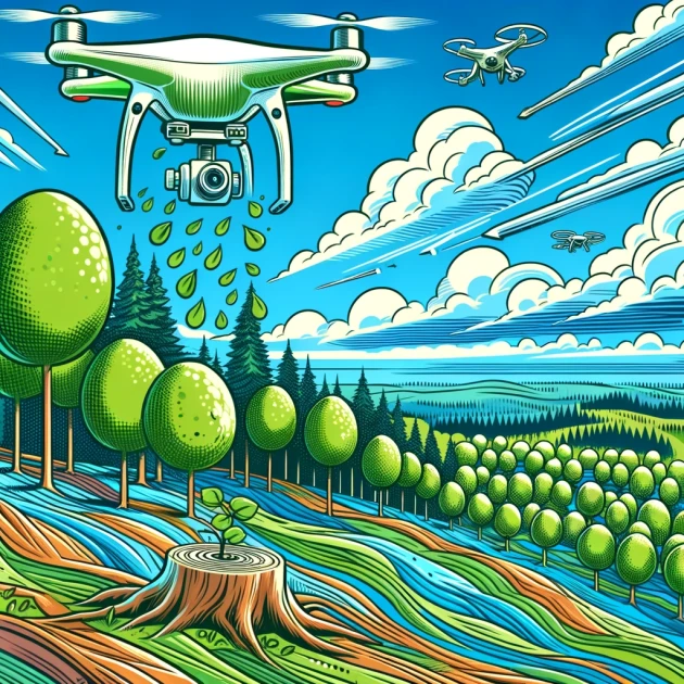 La reforestation assistée par les drones : optimisation des efforts de restauration des écosystèmes forestiers
