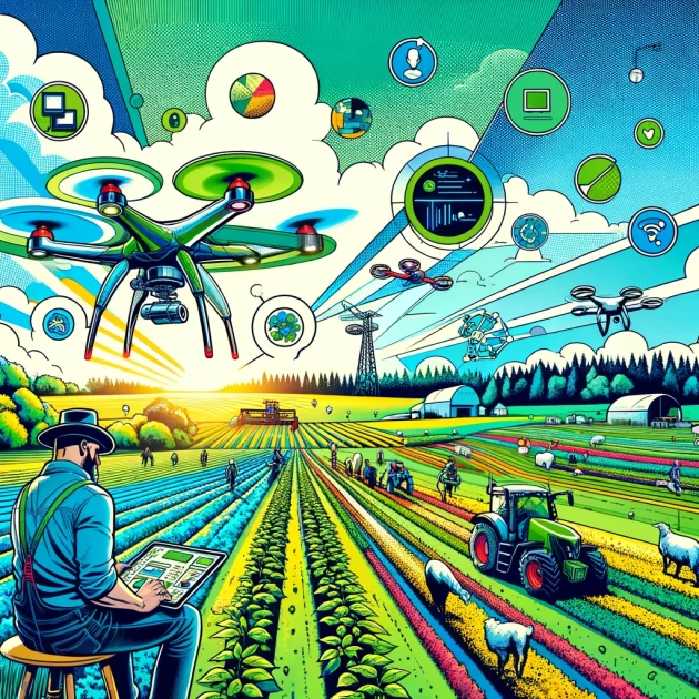 La révolution de l'agriculture connectée pour une production plus durable