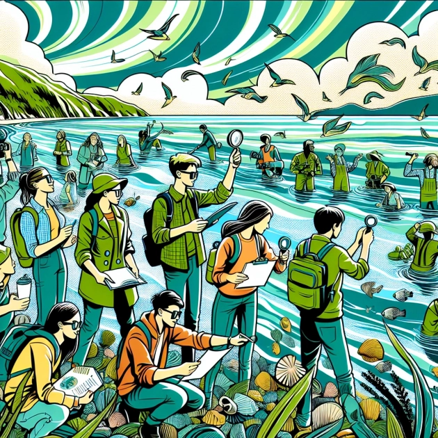 La surveillance participative des côtes : citoyens et chercheurs unis pour protéger la biodiversité marine