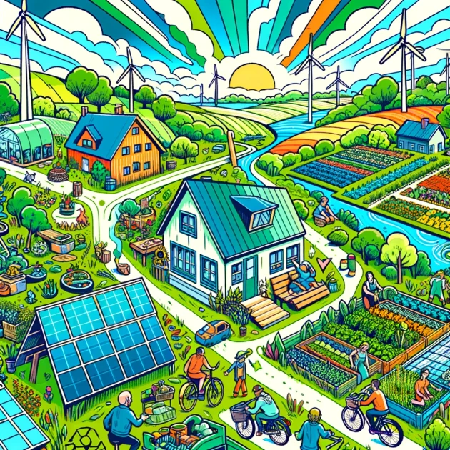 Le boom des éco-hameaux : laboratoires vivants pour un mode de vie alternatif et durable