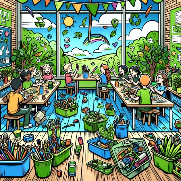 Le recyclage créatif : un outil pédagogique innovant pour sensibiliser les jeunes à l'environnement