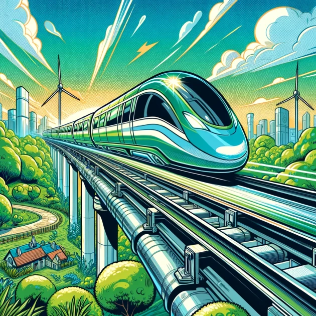 Le train à sustentation électromagnétique : une avancée majeure vers des transports écologiques