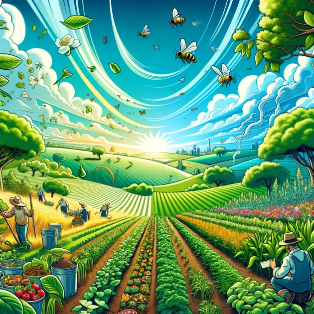 Les avantages environnementaux de l'agriculture biologique pour lutter contre le changement climatique