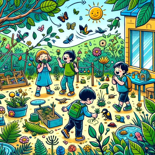Les bienfaits de l'éducation sensorielle à la nature dans les programmes préscolaires