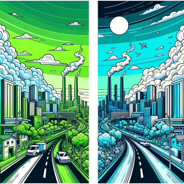 Les conséquences de la pollution industrielle sur la qualité de l'air en milieu urbain dense