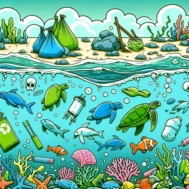 Les conséquences de la pollution marine sur la biodiversité marine