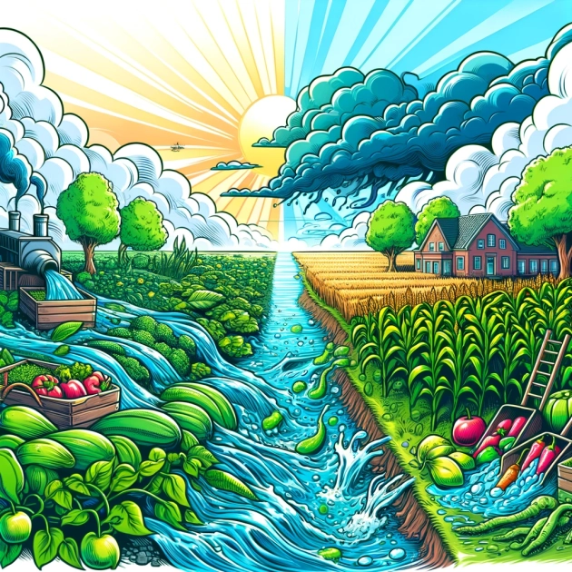Les effets de l'agriculture intensive sur la qualité des aliments et l'environnement