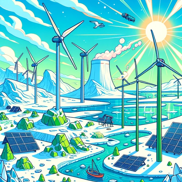 Les énergies renouvelables en milieu polaire : défis et opportunités pour un avenir durable
