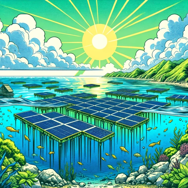 Les fermes solaires flottantes : une solution innovante pour l'exploitation des espaces maritimes