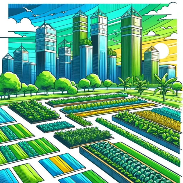 Les fermes urbaines verticales : une solution innovante pour une agriculture durable et résiliente en milieu urbain