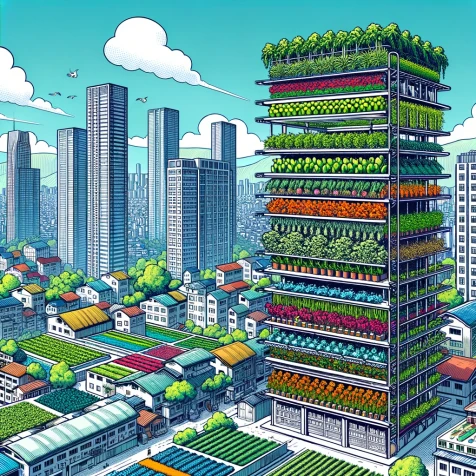 Les fermes urbaines verticales : une solution innovante pour une agriculture durable et résiliente en milieu urbain