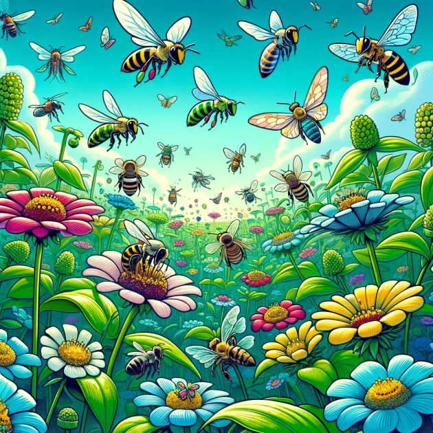 Les insectes pollinisateurs et leur rôle essentiel dans la pérennité des cultures agroécologiques