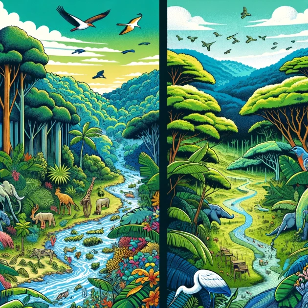 Les politiques de conservation des forêts tropicales : une comparaison entre l'asie du sud-est et l'afrique centrale