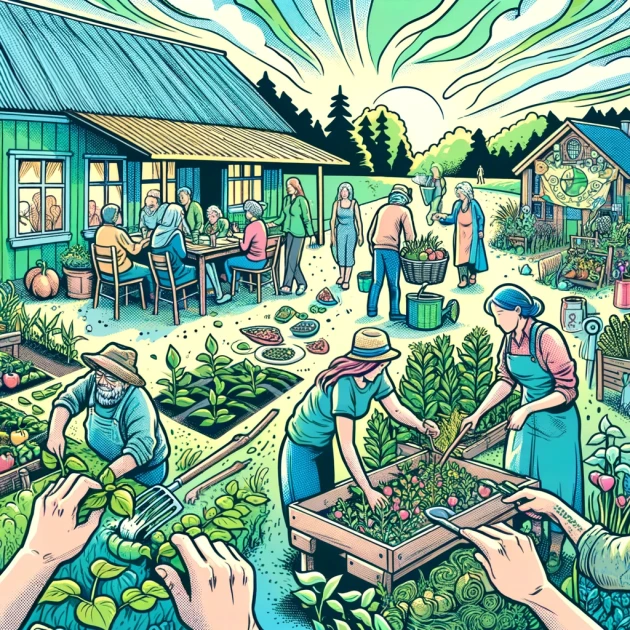 Les retombées sociales de l'engagement local pour une alimentation durable et équitable