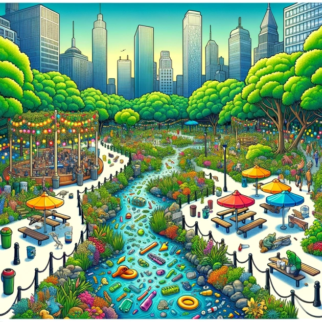 Microplastiques en milieu urbain : une menace grandissante pour la biodiversité des parcs et jardins publics