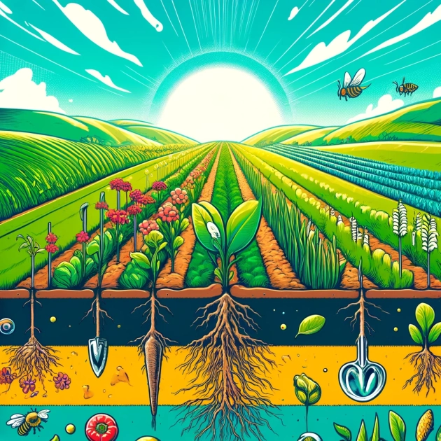 Optimiser sa rotation des cultures pour favoriser la biodiversité du sol en agriculture