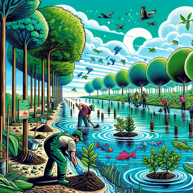 Planter des arbres en bordure de lac : bénéfices pour l'écosystème aquatique et astuces pratiques pour le faire chez soi