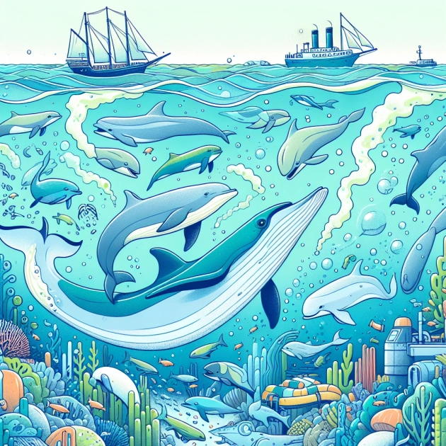 Pollution sonore sous-marine : comment le trafic maritime affecte-t-il la communication chez les cétacés et quelles solutions existent ?